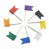 The manufacturer's new bulk colored flag long needle creative felt board positioning needle decorative cork board marking map needle Application Scenario